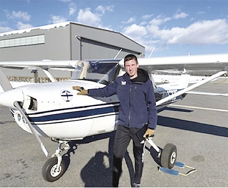 Two Aviation Academy students complete solo flights